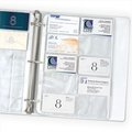 C-Line Products C-Line Products 61117BNDL5PK Business Card Holder  Poly with Tabs  Holds 20 Cards-Page  11 x 8 .5  5-PK - Set of 5 PK 61117BNDL5PK